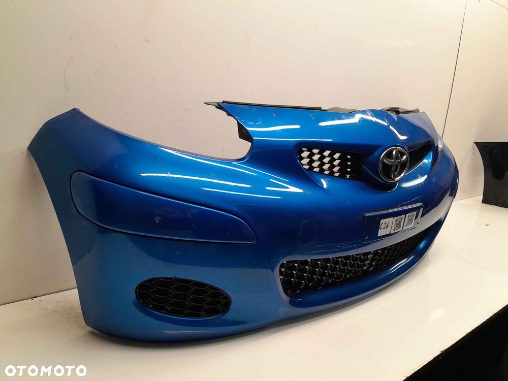 ^ ZDERZAK PRZÓD PRZEDNI TOYOTA AYGO I 1 LIFT FL 8B6 NIEBIESKI - 2