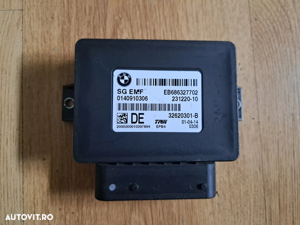 Unitate ECU Modul EMF control frana de mana original BMW F10+LCI F11+LCI F06+LCI F12+LCI F13+LCI F25 F26