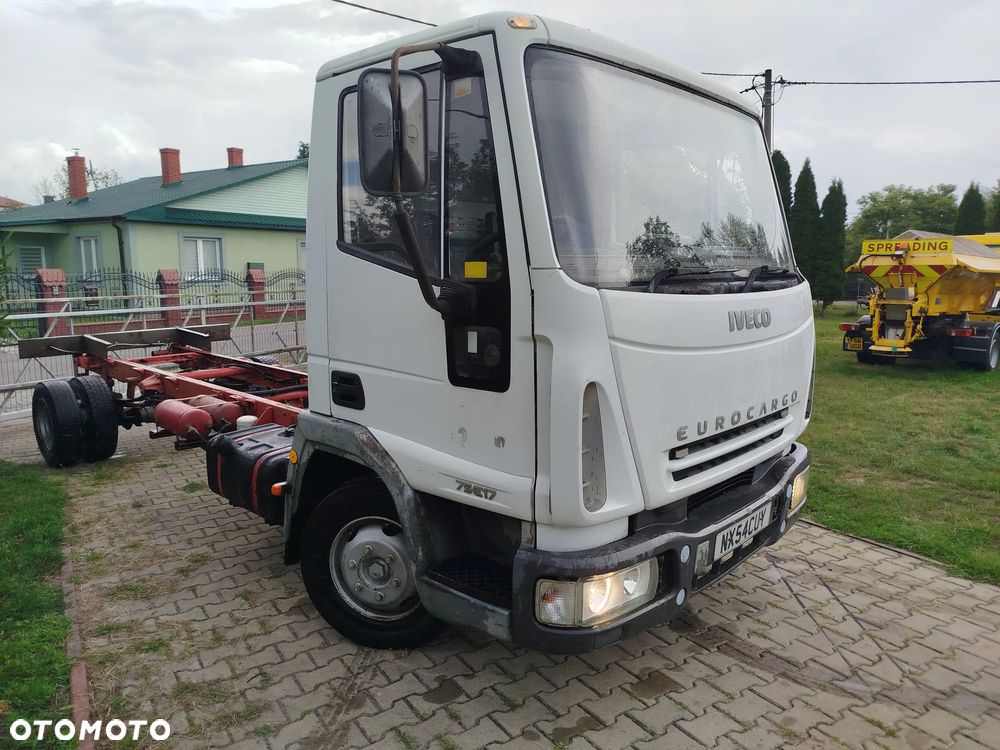 Iveco Eurocargo 75e17 Tector Niski przebieg rama laweta zwyżka wywrotka podnośnik koszowy - 10