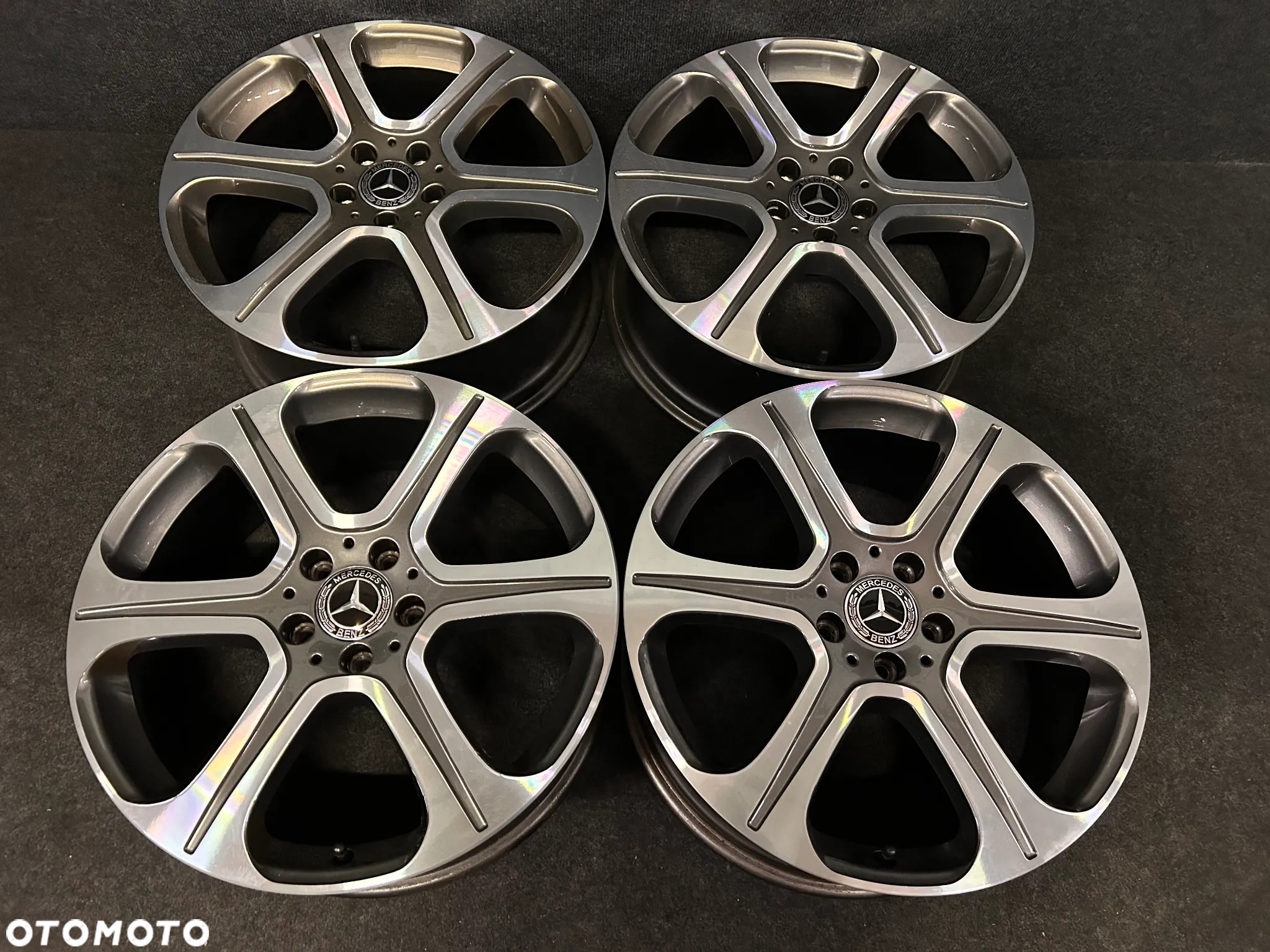 Alufelgi Mercedes E-Klasa W213, W212, C-Klasa W205, W204, V-Klasa 19 cali 5x112 4szt. Ładne z czujnikami! - 4