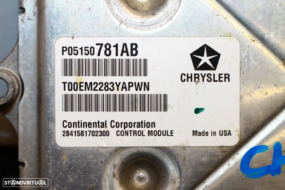 CENTRALINA DA CAIXA DE VELOCIDADES CHRYSLER GRAND VOYAGER - 5