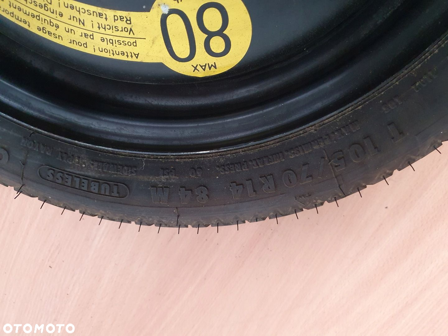 KOŁO DOJAZDOWE FELGA ZAPAS VW POLO IBIZA II - 2