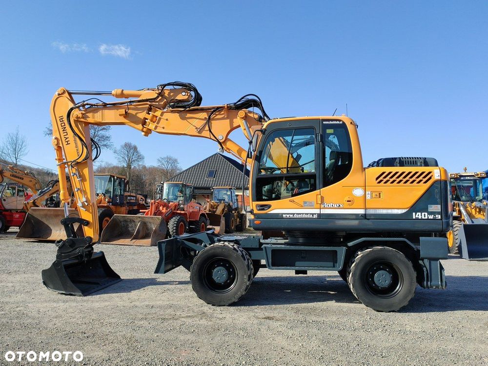 Hyundai 140W-9 Łyżka Skarpowa+Szybko Złącze !!! STAN Bardzo Dobry !!! - 10