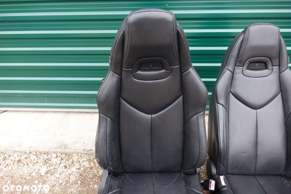 FOTEL FOTELE KANAPA KPL CZARNA SKÓRA SPORT PEUGEOT 307 CABRIO 3245233425 - 9