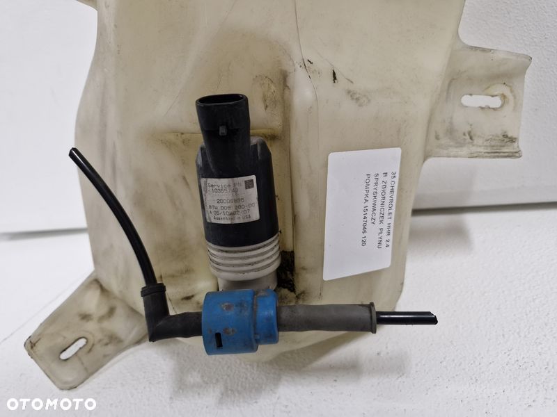 chevrolet hhr 2.4 b zbiorniczek płynu do spryskiwaczy pompka 15147046 - 2