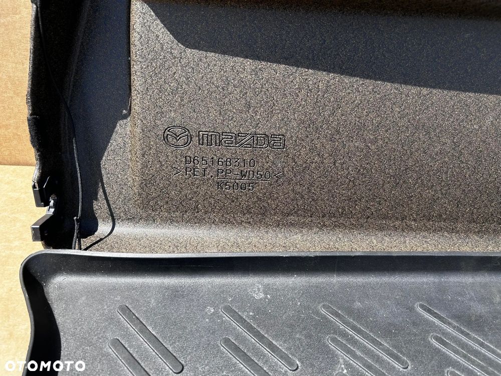 MAZDA II 2 DE 3D D65168310 MATA PÓŁKA BAGAŻNIKA WYKŁADZINA TYŁ TYLNA - 3
