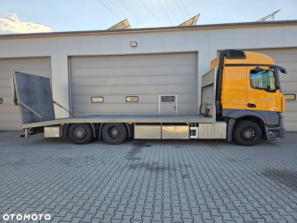 Mercedes-Benz ACTROS 2542 6x2-4 - Pomoc drogowa hydrauliczne najazdy samochód specjalny po przewozu maszyn budowlanych podnośników koszowych zwyżek pojazdów i innych BEKO THORRY ZANNER - 17