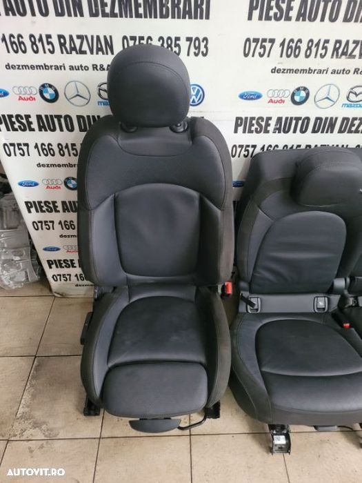 Interior Complet Scaune Fata Bancheta Mini F54 F56 Model 2 Usi Volan Stanga Impecabile - 4