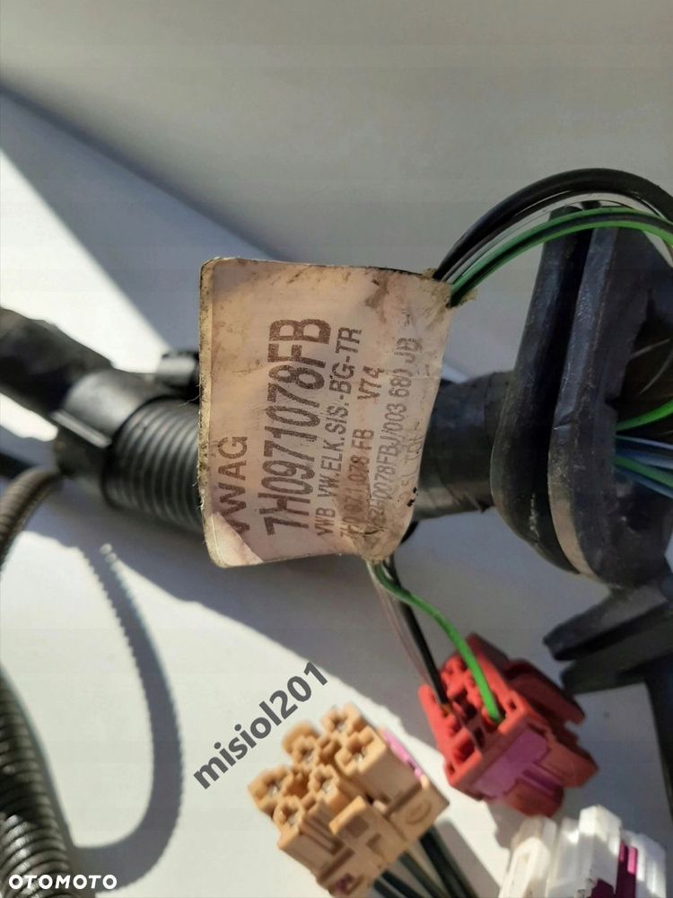 VW T5 2.5 TDI BNZ instalacja wiązka silnika 7H0971078FB - 2