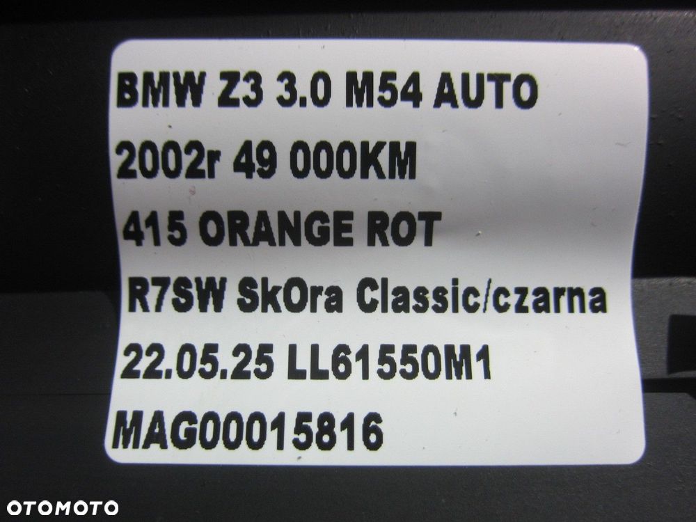 BMW Z3 E36 KRATKA WENTYLACYJNA W DESKE ŚRODKOWA NAWIEWU WLOT 64228397713 - 5