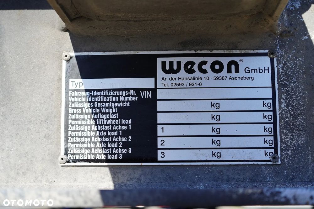 Wecon / TANDEM / BDF / 7,15 , 7,45 , 7,82 M / MEGA - 11