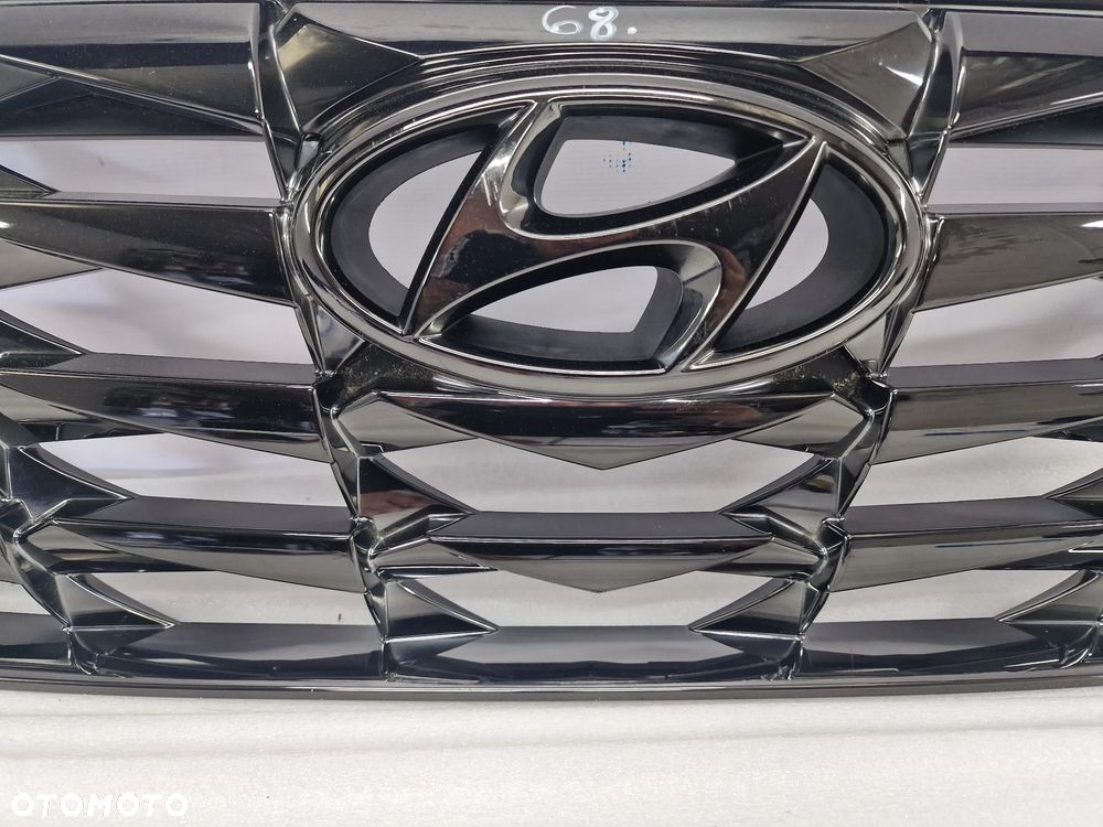 HYUNDAI TUCSON IV 20- CIEMNY CHROM ATRAPA / GRILL PRZEDNI PRZÓD BEZ KAMERY , NR 86351-N7100 , NR AUKCJI GR68 - 3