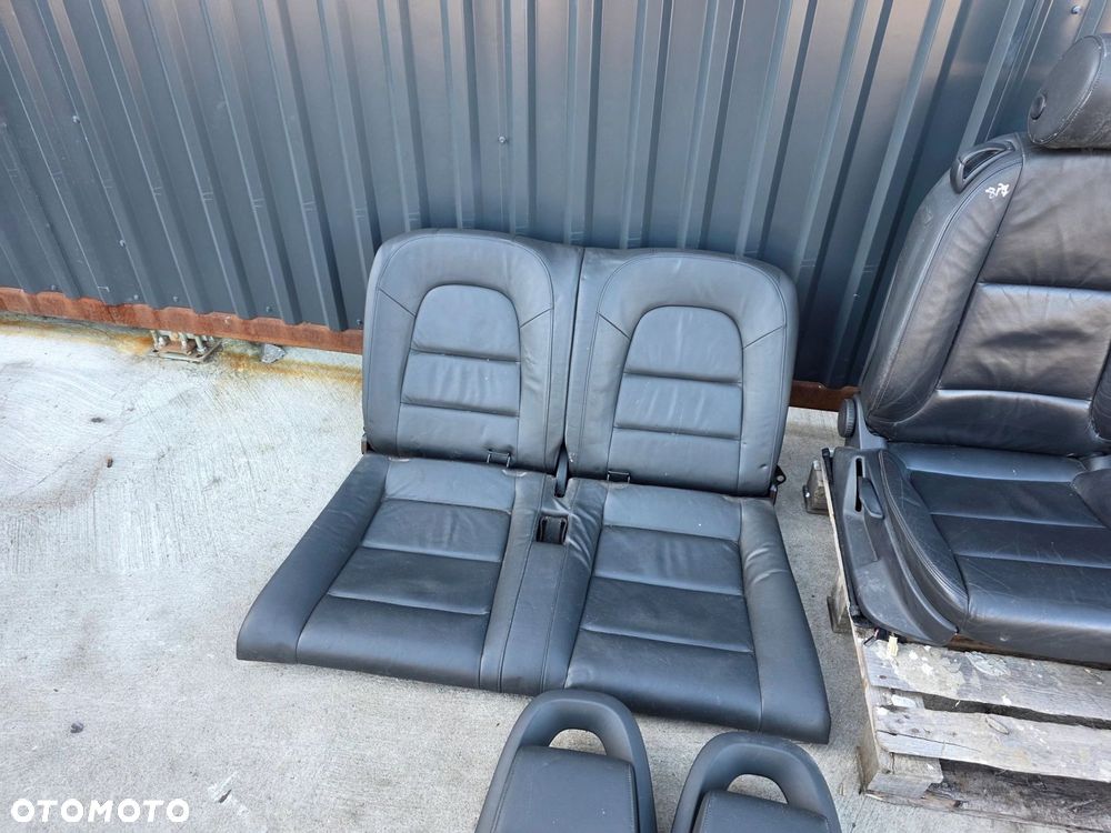FOTEL FOTELE AUDI A3 8P CABRIO SKÓRA KOMPLET ! - 6