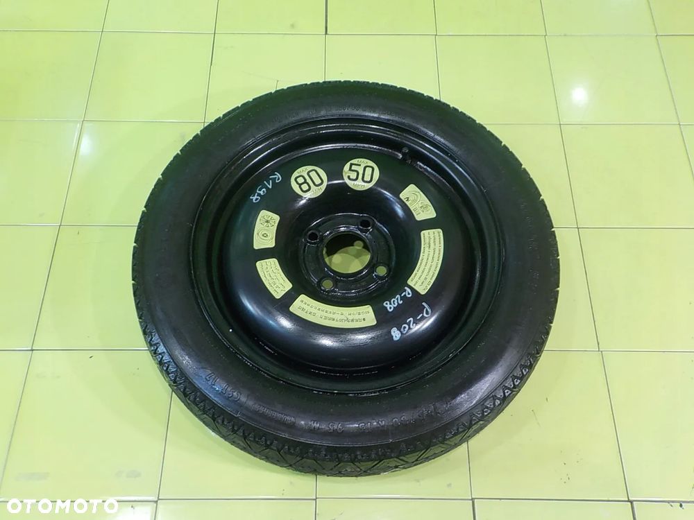 PEUGEOT 208 kolo dojazdowe 125/80/15 4x108 - 1