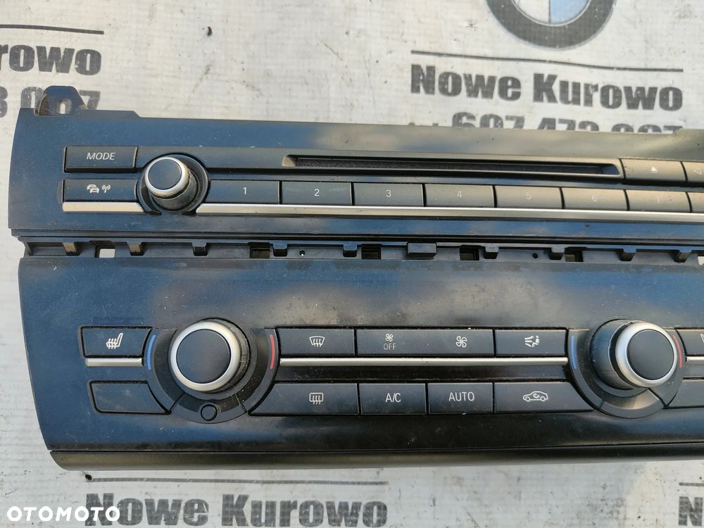 BMW F10 F11 Panel klimatyzacji radia 9306149 - 2