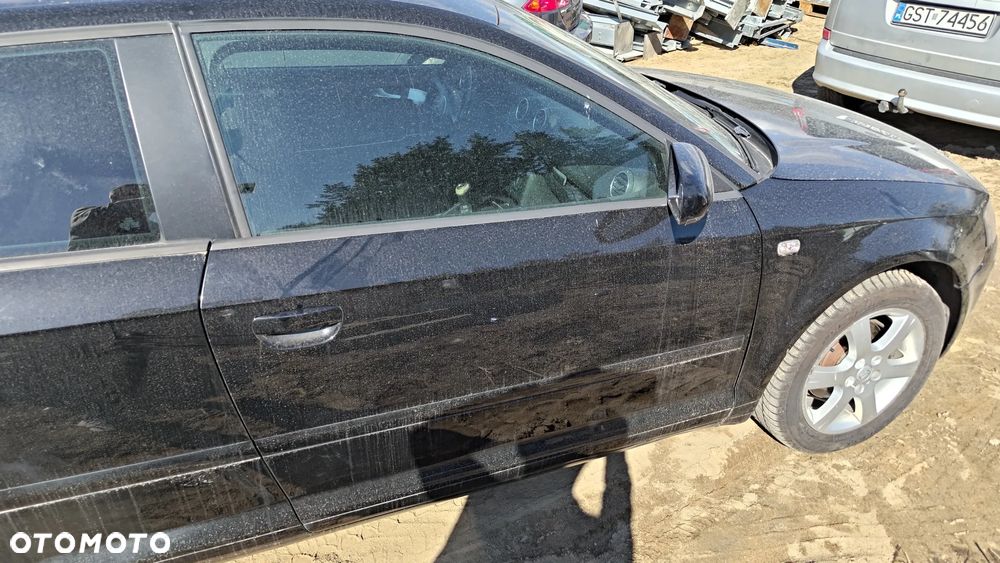 DRZWI PRZÓD LEWE I PRAWE AUDI A3 8P lakier LY9B kompletne - 3