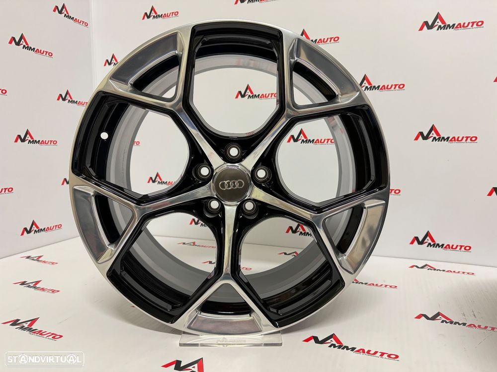 Jantes Audi A5 RS5 2023 Preto Polido 19 - 4