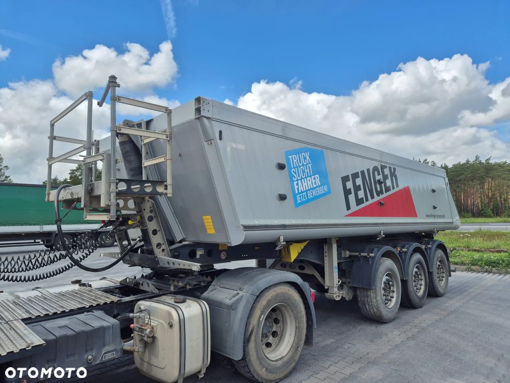 Schmitz Cargobull Waga: 5163kg SKI 24 SL 7.2 / z Niemiec / Podnoszona oś / Aluminiowa wywrotka / - 1