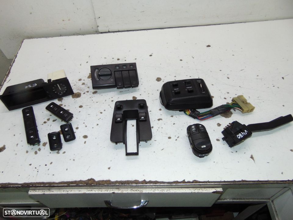 Interruptores vidros elétricos/Relógio - 1