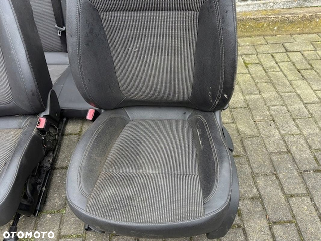 FOTELE PRZÓD TYŁ PÓŁSKÓRA OPEL ASTRA IV J HB 5D 2009- EUROPA ORYGINAŁ - 5