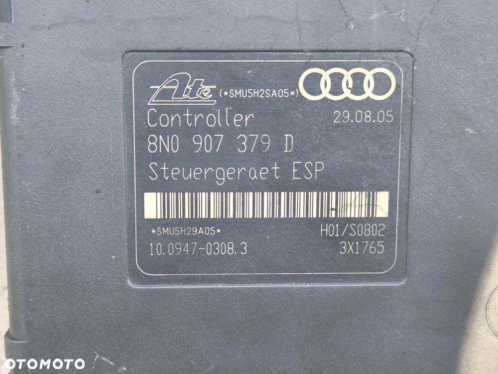 AUDI TT 8N POMPA ABS SPRAWNA 8N0907379D 6X0614517 - 4