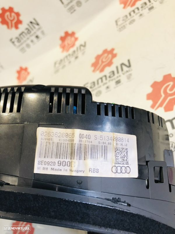 Quadrante Audi A4 2.0TDi /8E0920900 - 2