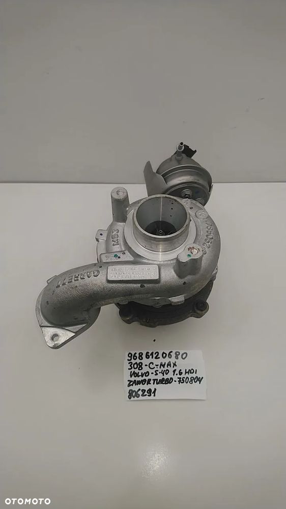TURBINA 1.6 HDI 112KM 114KM 115KM 116KM 308 C-MAX S40 9686120680 806291 - 1