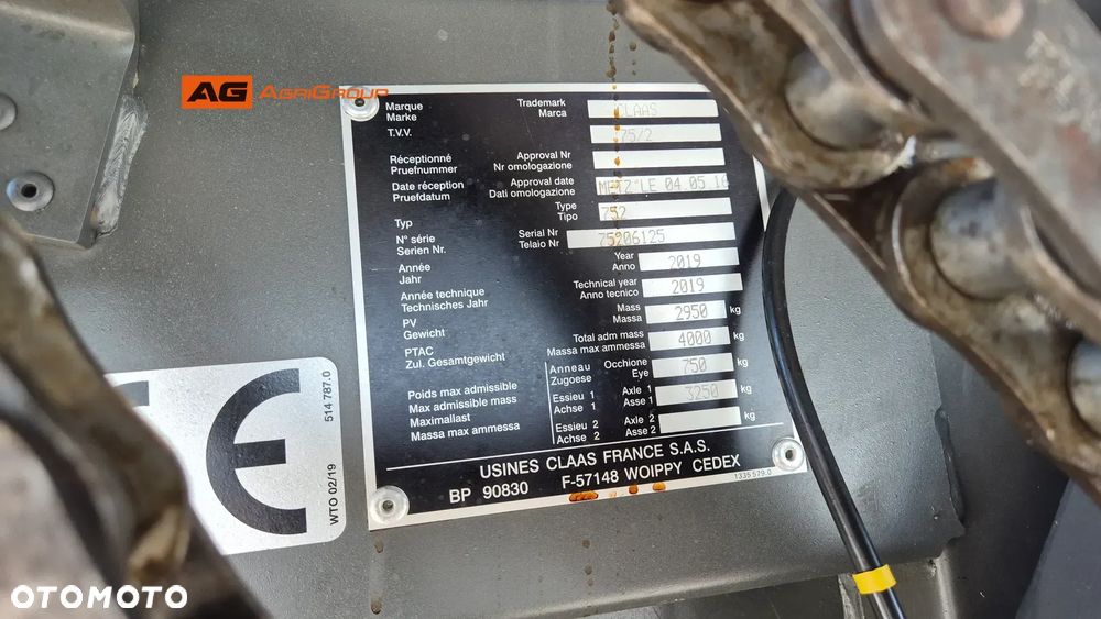 Claas VARIANT 485 RC 2019 - 14
