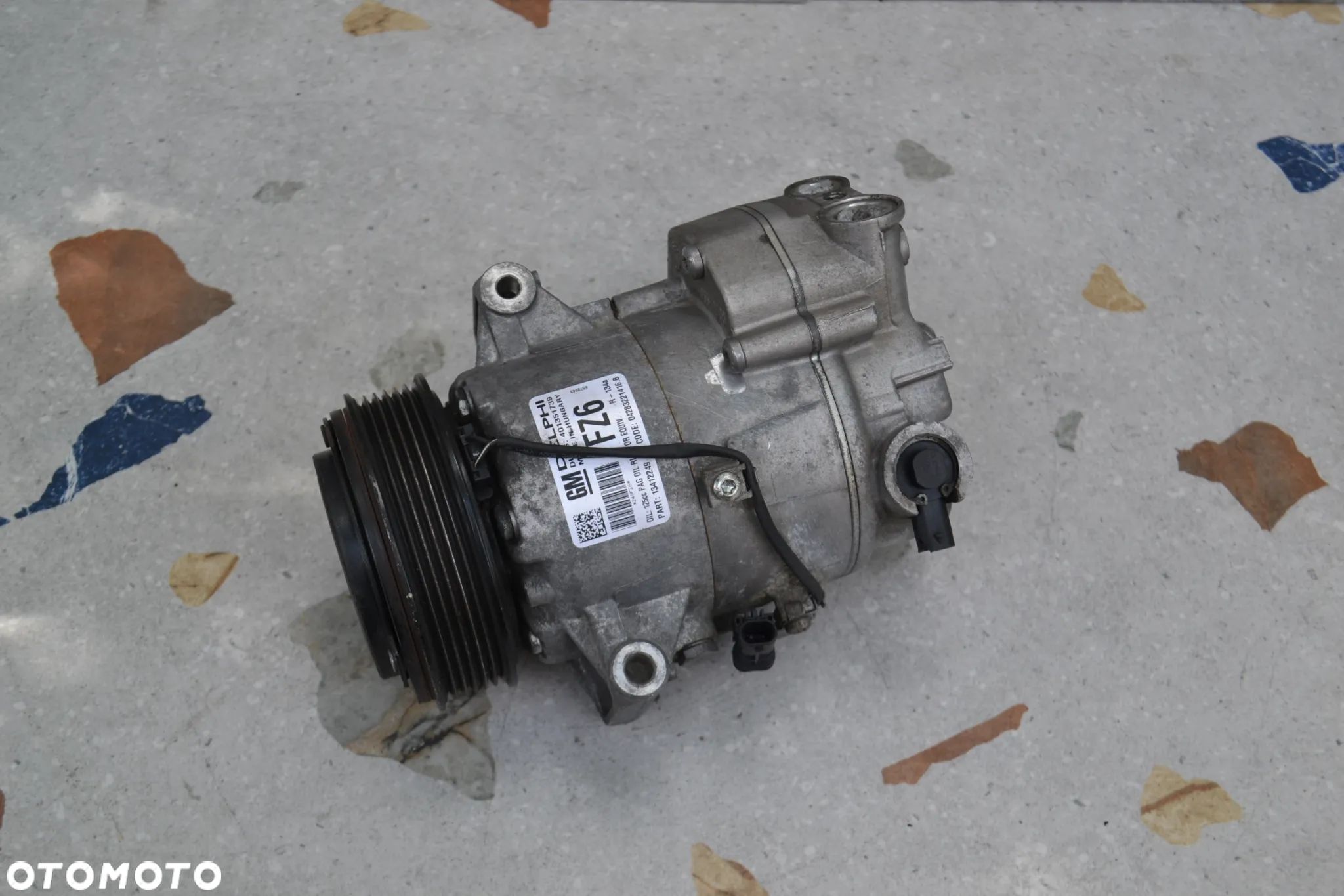 OPEL ASTRA J IV ZAFIRA C MERIVA B SPRĘŻARKA KOMPRESOR KLIMATYZACJI DELPHI 13412249 - 1