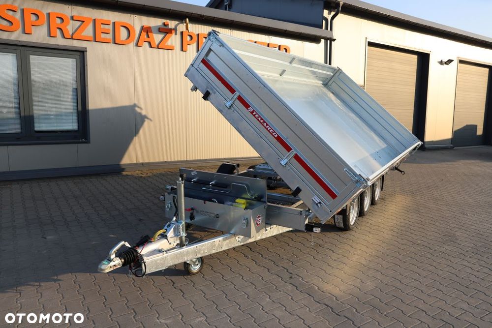 TEMARED /MARTZ TIPPER 4020/3 C S 3,5T 405x197x40 cm , DMC 3500 kg, 3 osie, Koła 195R13C, Burty stalowe - 28