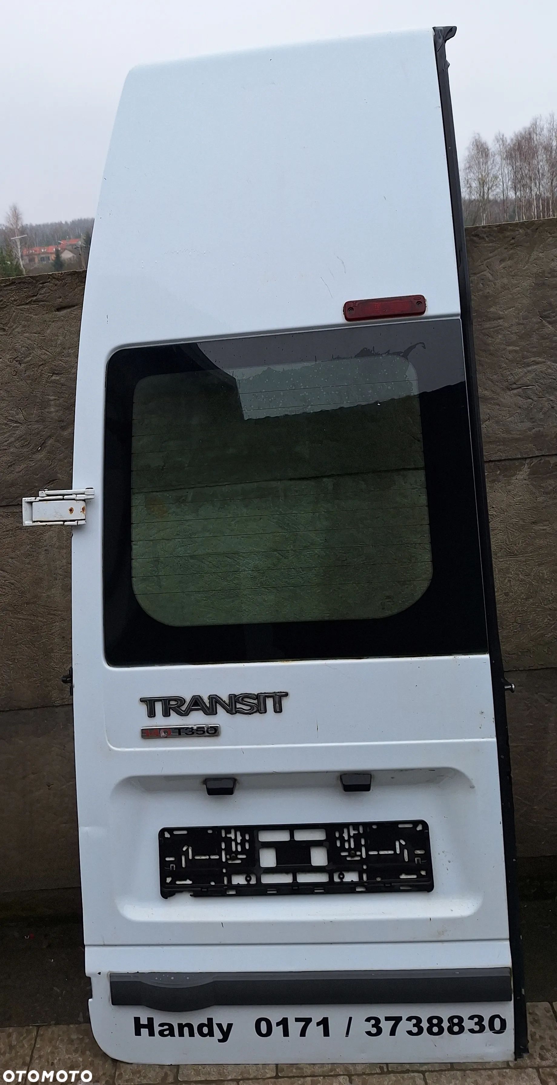 DRZWI LEWY TYŁ ,WYSOKIE-204cm Z SZYBĄ- FORD TRANSIT 06-13r - 1