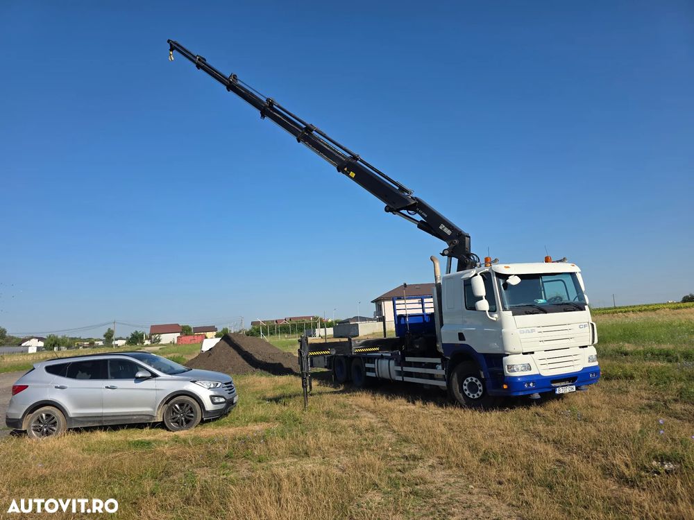 DAF Cf85  cu MACARA HIAB 477 XS - 13