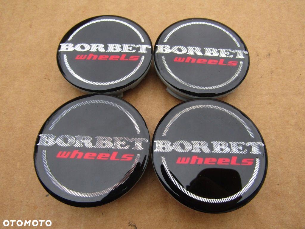 4x Dekielki Dekle Kapsle 14 15 16 17 18 19 20 Borbet Wheels 56 mm / 52 mm - 1