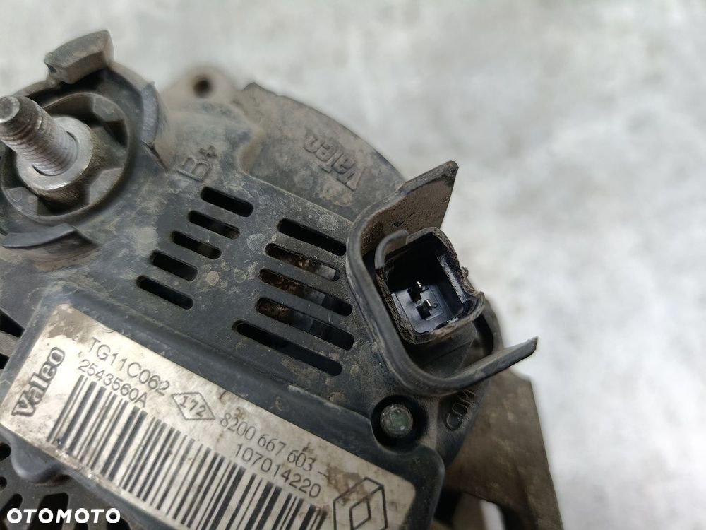 ALTERNATOR RENAULT MASTER II 8200667603  TG11C062  2543560A  VALEO 2.5 DCI - 7