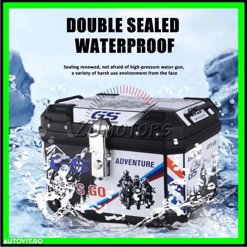 Portbagaj Moto Cross Enduro GS 45L - Cutie Topcase Moto Cross Enduro 45L - 1