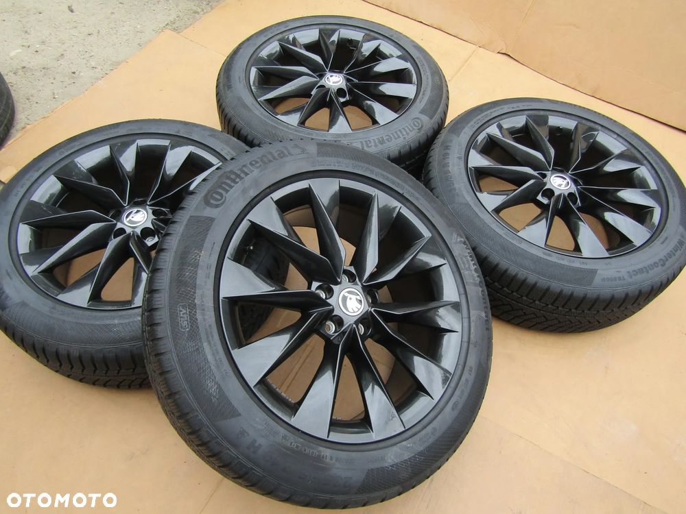 4 x Felgi Aluminiowe Koła 19 Skoda Enyaq Kodiaq VW Tiguan 8 j 5x112 ET 45 piasta 57,1 mm 5LA601025AP + Opony 235/55 19 Zimowe Continental - 10