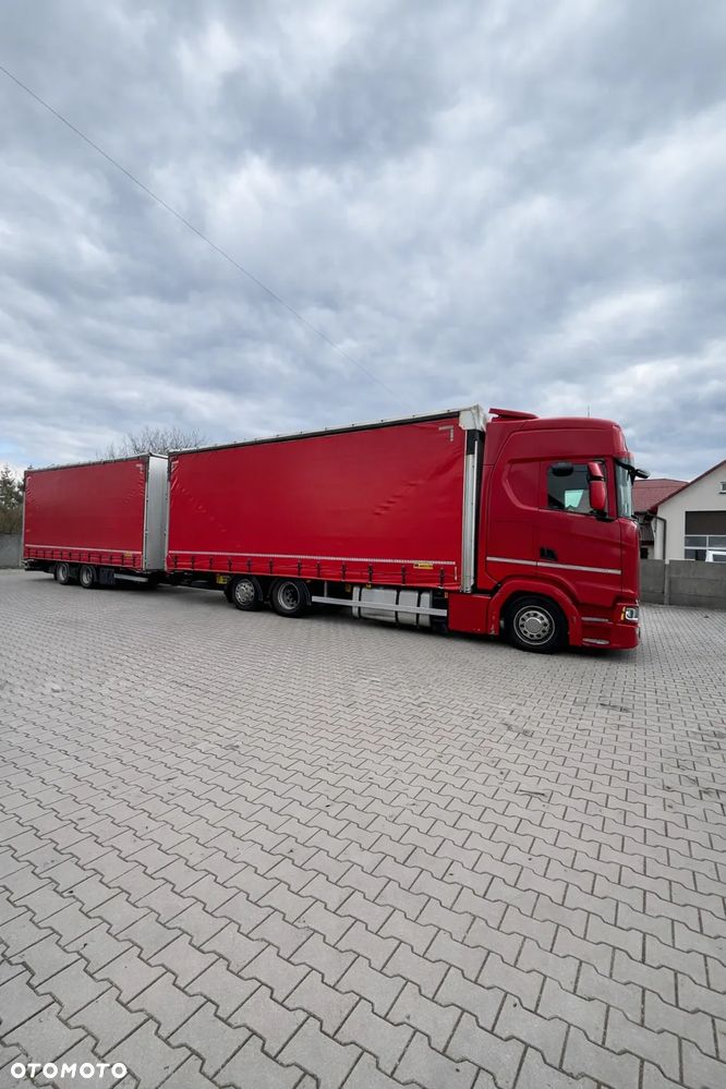 Scania S500 Tandem 2021 + Wielton | Zestaw przestrzenny |Podnoszona oś - 7