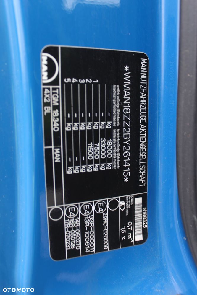 MAN TGM 18.340 BRAMOWIEC MEILLER KIPPER Z NIEMIEC - 26