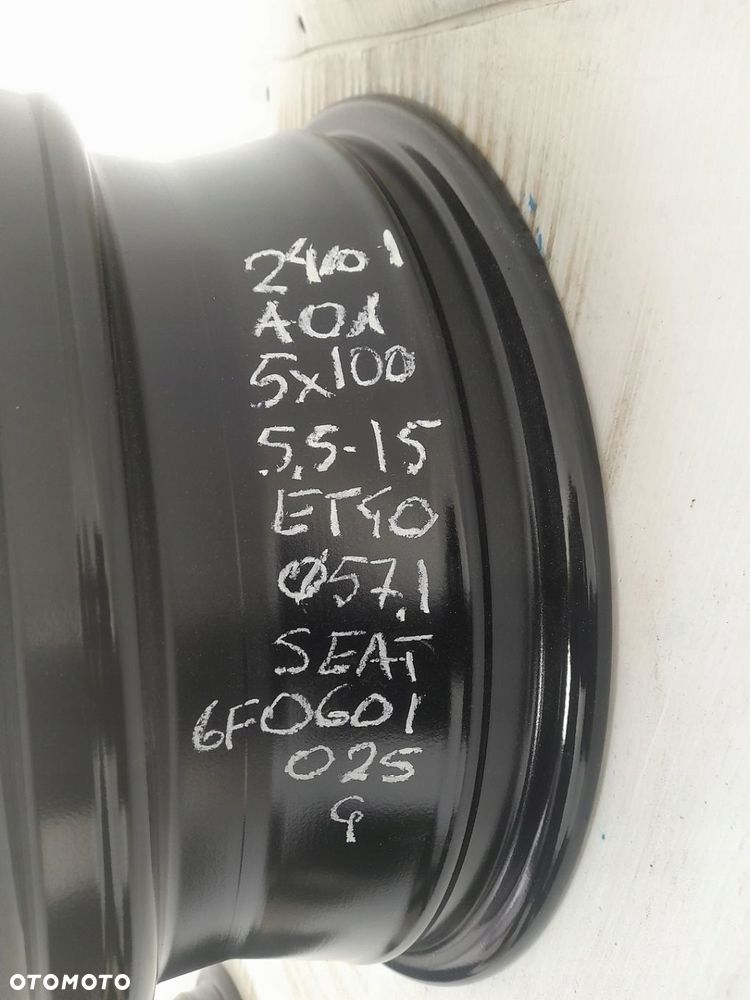 Felgi aluminiowe Seat OE 6F0601025G 5.5" x 15" 5x100 ET40 - 6