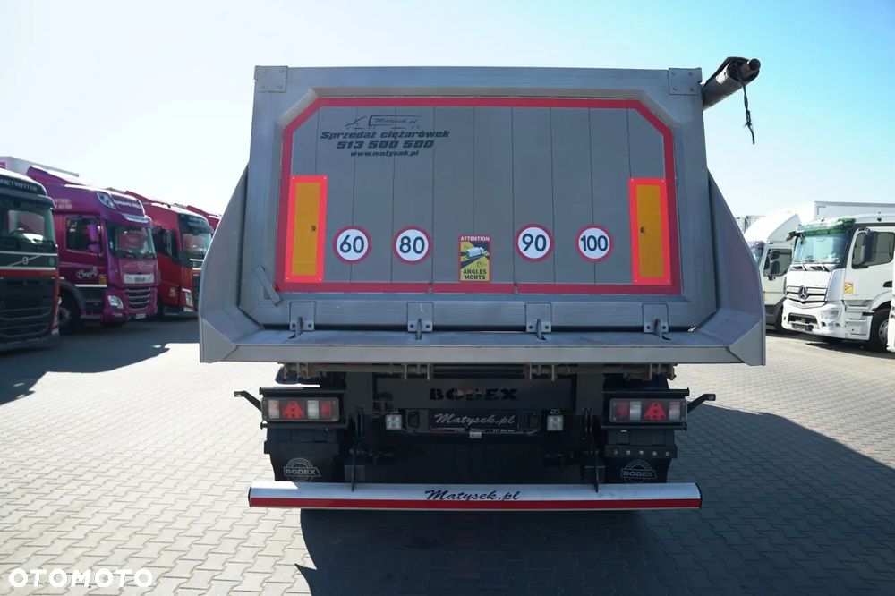 Bodex WYWROTKA 25 m3 / ALUMINIOWA / 2X OŚ PODNOSZONA / 5 300 KG / ALUFELGI / - 12