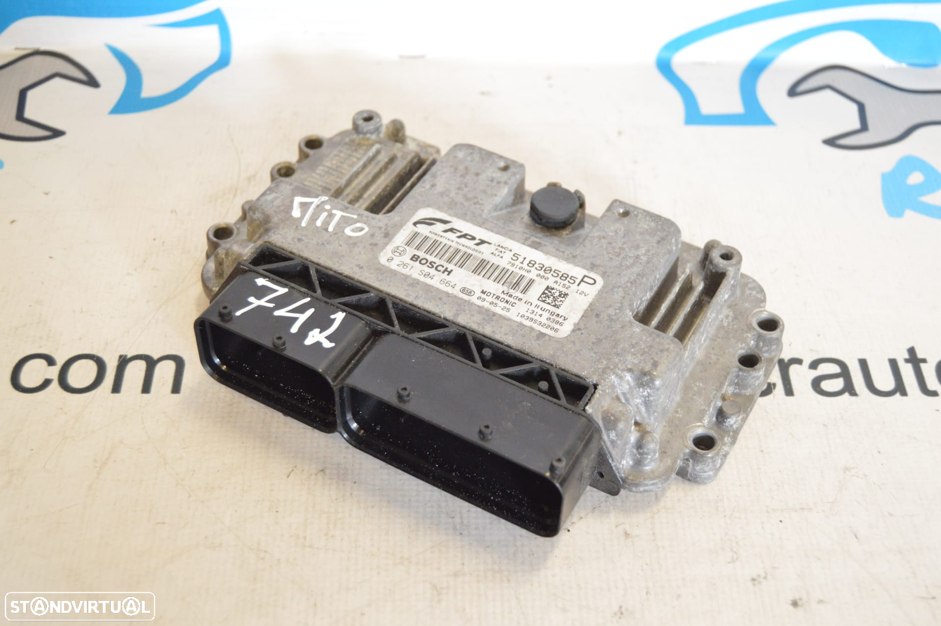 CENTRALINA ECU MOTOR BOSCH 0261S04664 51830585 51830585P ALFA ROMEO MITO 955 1.4i 16V 95CV 199A6000 - 3