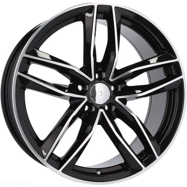 4x Felgi 16 5x112 m.in. do AUDI A3 A4 A6 Q2 - BK690 (A5215) - 9