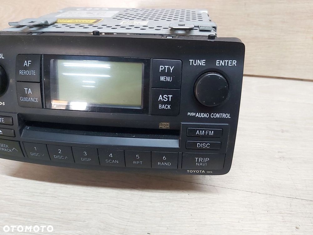 Toyota Corolla E12 radio CD oryginał 86120-12880 58816 - 3
