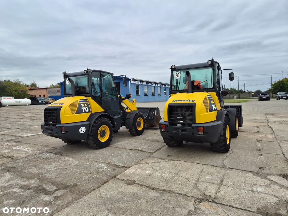 Komatsu WA 70 - 6 spr z Niemiec łyżka krokodyl + widły - 5