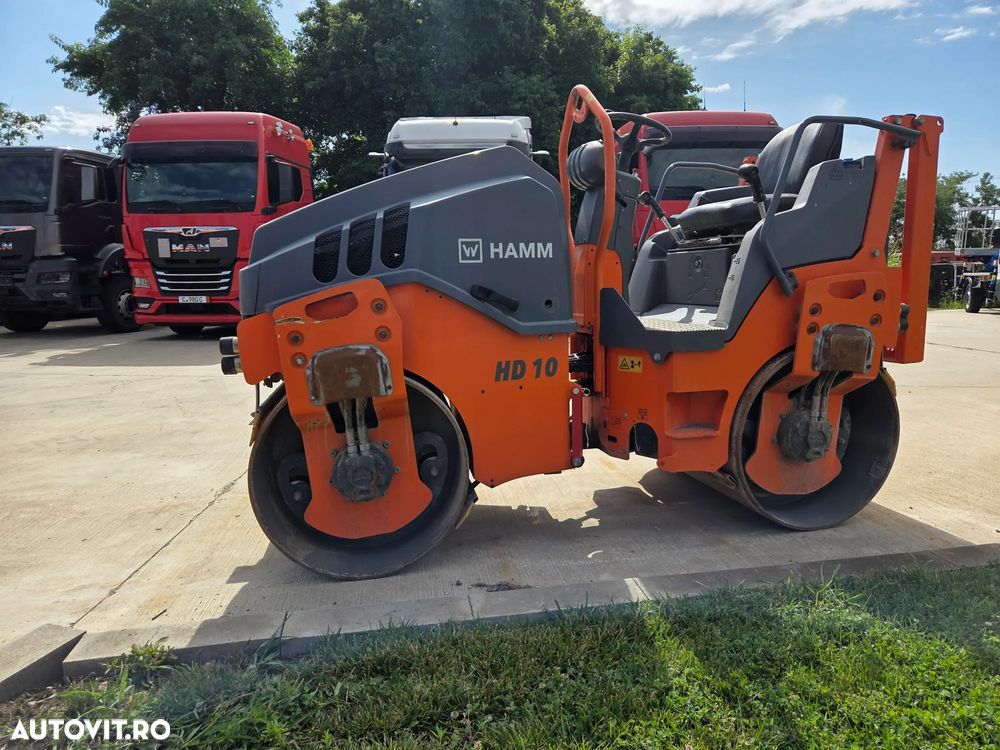 Hamm HAMM HD10, 2021, 477h, 2,5 tone, latime tambur 1m, motor KUBOTA 25CP, produs in Germania, lungime 2,5m, viteza 10km/h, intoarce in 2,5m, CA NOU, posibilitate leasing 4 ani -PROMOTIE 19.900 EUR+Tva - 28