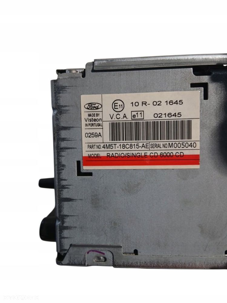 radio cd ford focus mk2 4m5t-18c815-ae - 3