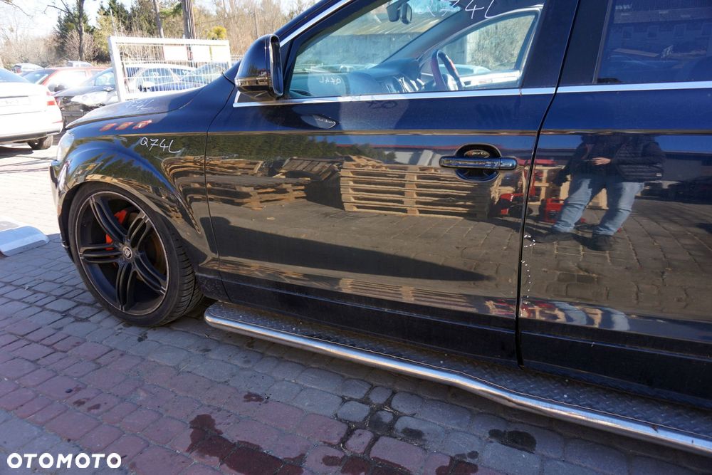 DRZWI PRZEDNIE LEWE Q7 4L LIFT LZ5Q  CZARNY AUDI 2009-2015 - 4
