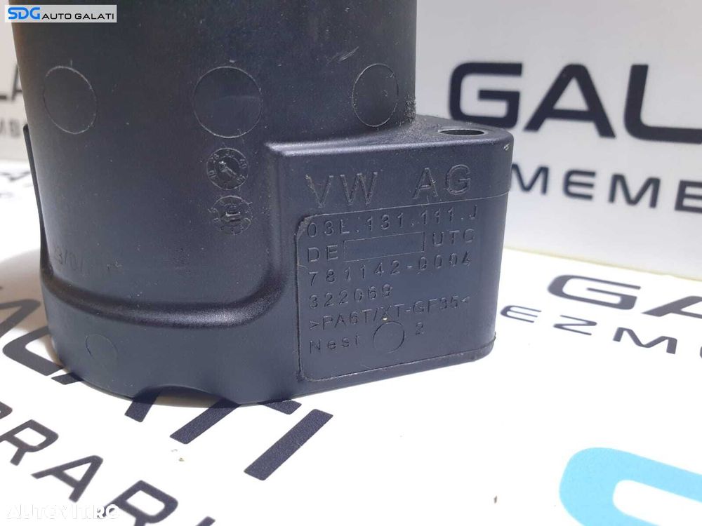 Tubulatura Conducta Teava Admisie Aer Turbo Turbina Turbosuflanta Volkswagen Passat B7 1.6 TDI CAYC 2010 - 2015 Cod 03L131111J [D0156] - 3