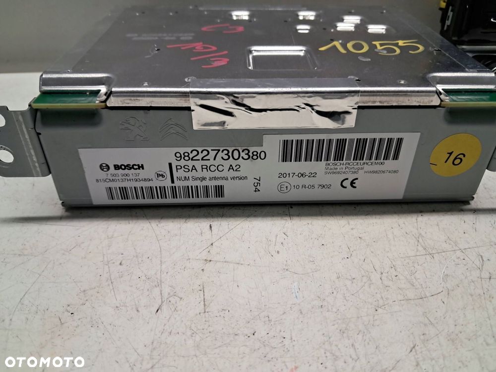 citroen c3 iii radio navi tablet wyświetlacz monitor 9824298580 9822730380 - 3