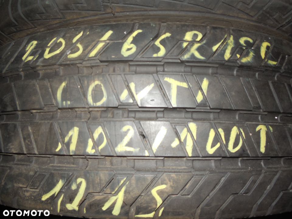 OPONY 205/65R15C CONTINENTAL CONTI VAN CONTACT 100 DOT 1215 8,9MM - 2